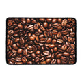Roasted Coffee Bean Print Kitchen Mat