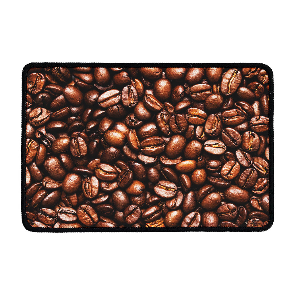 Roasted Coffee Bean Print Kitchen Mat