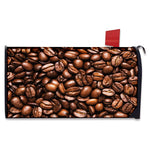 Roasted Coffee Bean Print Mailbox Cover