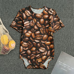 Roasted Coffee Bean Print Men's Bodysuit