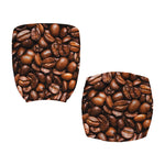 Roasted Coffee Bean Print Office Chair Cover