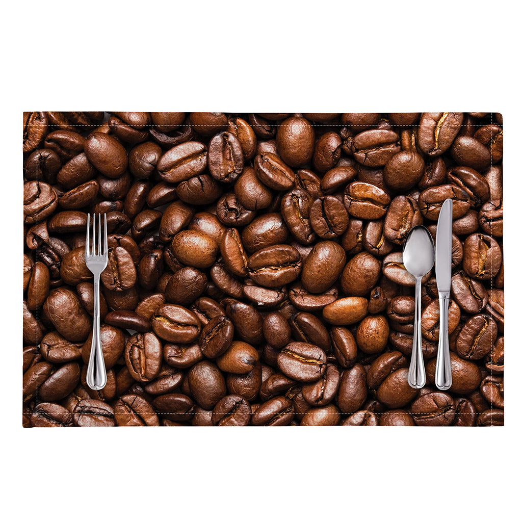 Roasted Coffee Bean Print Placemat