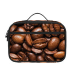 Roasted Coffee Bean Print Portable Lunch Bag