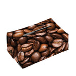 Roasted Coffee Bean Print Rectangle Tissue Box Cover