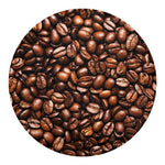 Roasted Coffee Bean Print Round Blanket