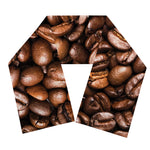 Roasted Coffee Bean Print Scarf