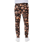 Roasted Coffee Bean Print Scuba Joggers