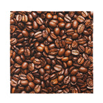 Roasted Coffee Bean Print Silk Bandana