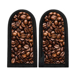 Roasted Coffee Bean Print Skillet Handle Cover