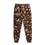 Roasted Coffee Bean Print Sweatpants