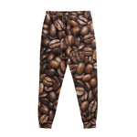 Roasted Coffee Bean Print Sweatpants