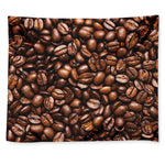 Roasted Coffee Bean Print Tapestry