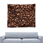 Roasted Coffee Bean Print Tapestry