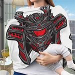 Robot Samurai Mask Print Baby Seat Cover