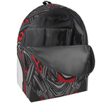 Robot Samurai Mask Print Backpack