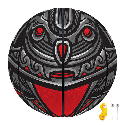 Robot Samurai Mask Print Basketball