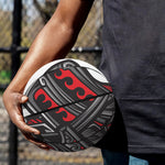 Robot Samurai Mask Print Basketball