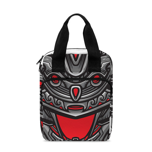 Robot Samurai Mask Print Bible Tote Bag