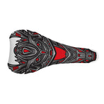 Robot Samurai Mask Print Bicycle Seat Cover