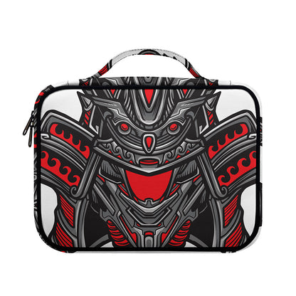 Robot Samurai Mask Print Briefcase Bible Bag