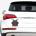 Robot Samurai Mask Print Car Sticker