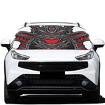 Robot Samurai Mask Print Car Windshield Snow Cover