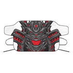 Robot Samurai Mask Print Car Windshield Snow Cover