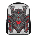 Robot Samurai Mask Print Casual Backpack