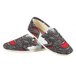 Robot Samurai Mask Print Casual Shoes