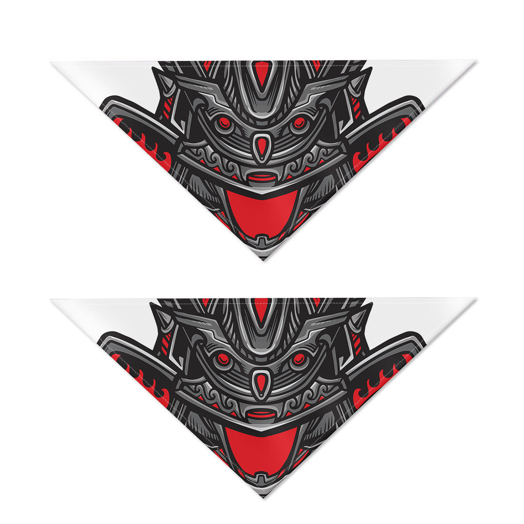 Robot Samurai Mask Print Dog Bandana
