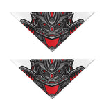 Robot Samurai Mask Print Dog Bandana