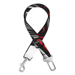 Robot Samurai Mask Print Dog Seat Belt