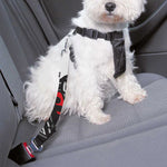 Robot Samurai Mask Print Dog Seat Belt