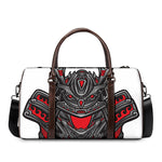 Robot Samurai Mask Print Duffle Bag