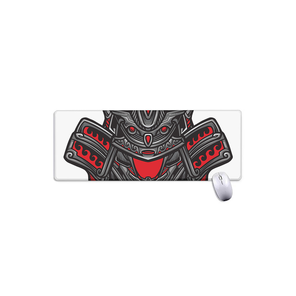 Robot Samurai Mask Print Extended Mouse Pad