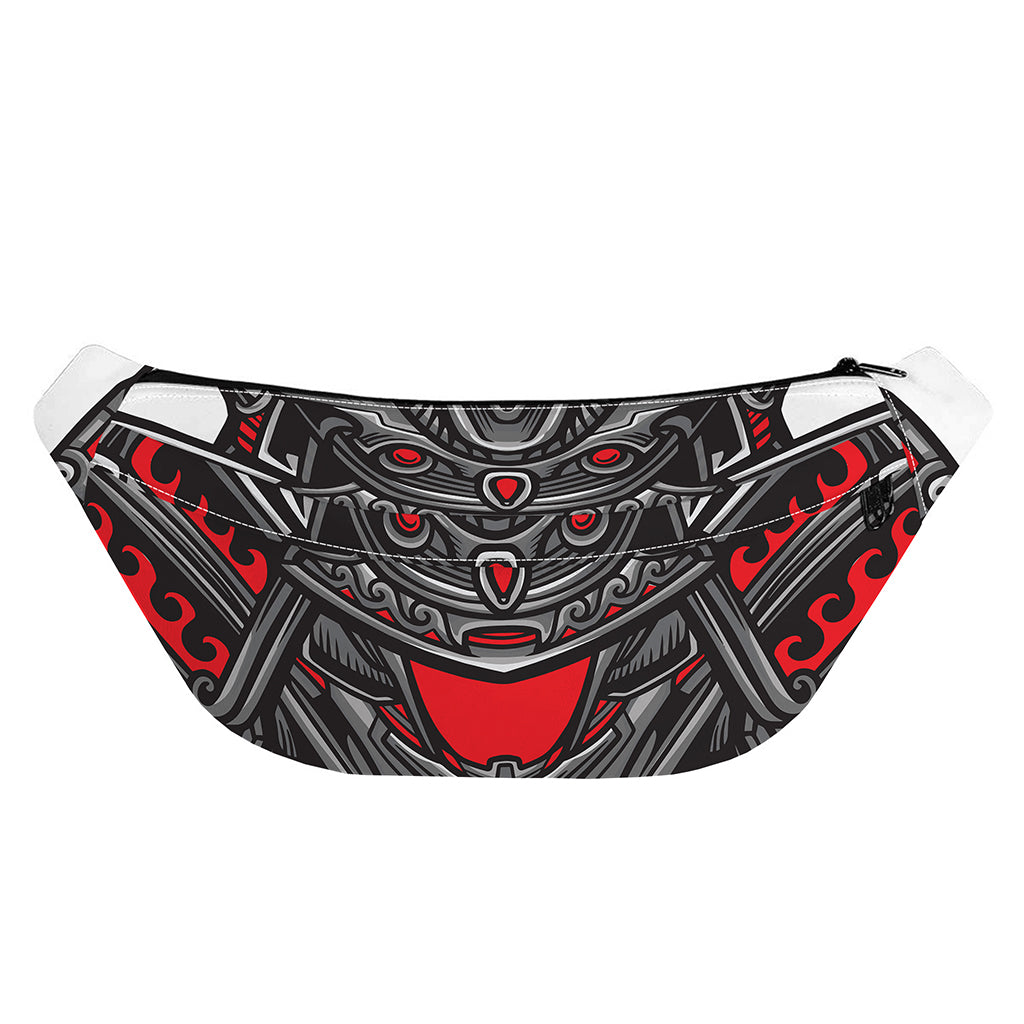 Robot Samurai Mask Print Fanny Pack