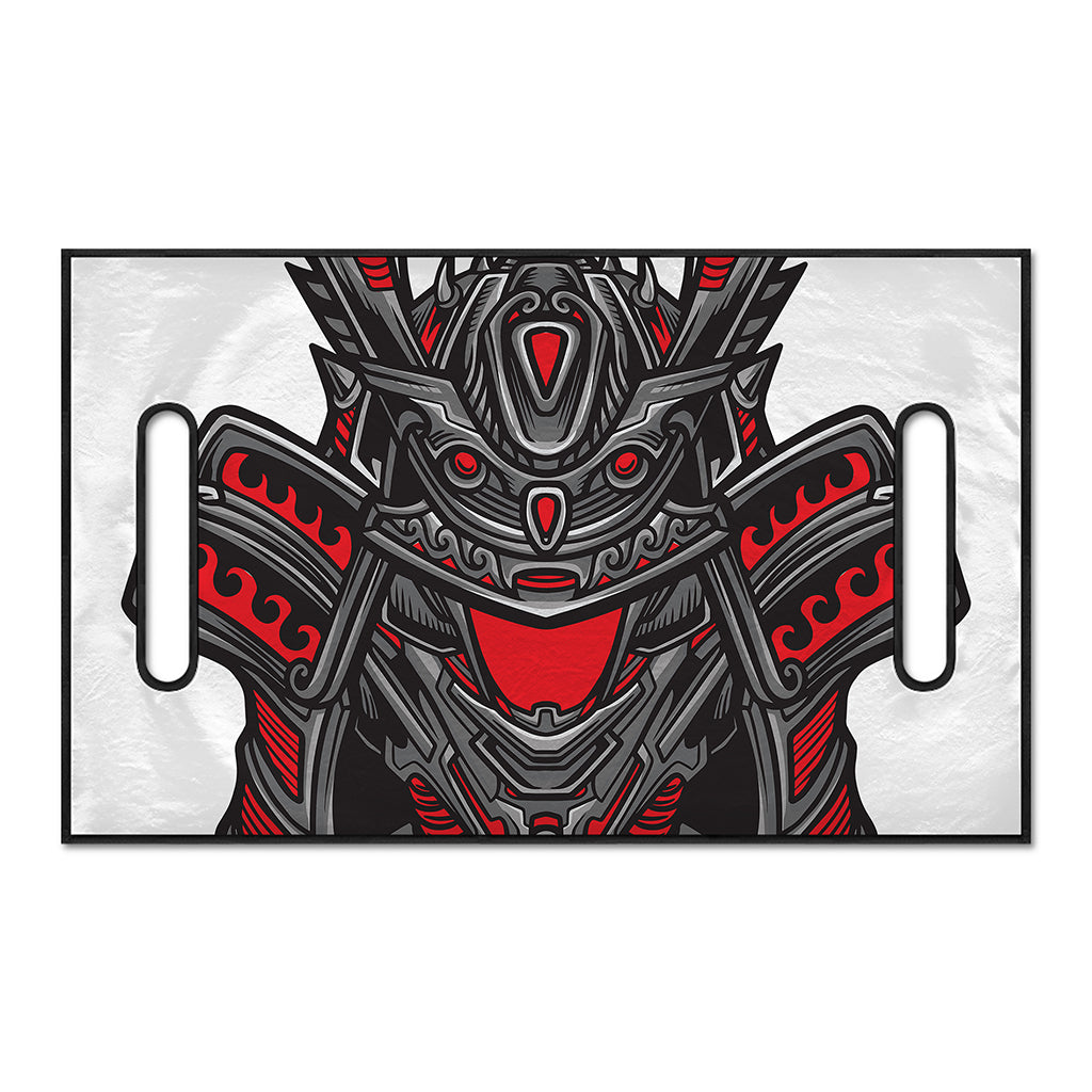 Robot Samurai Mask Print Golf Cart Seat Cover