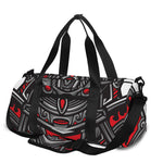 Robot Samurai Mask Print Gym Bag