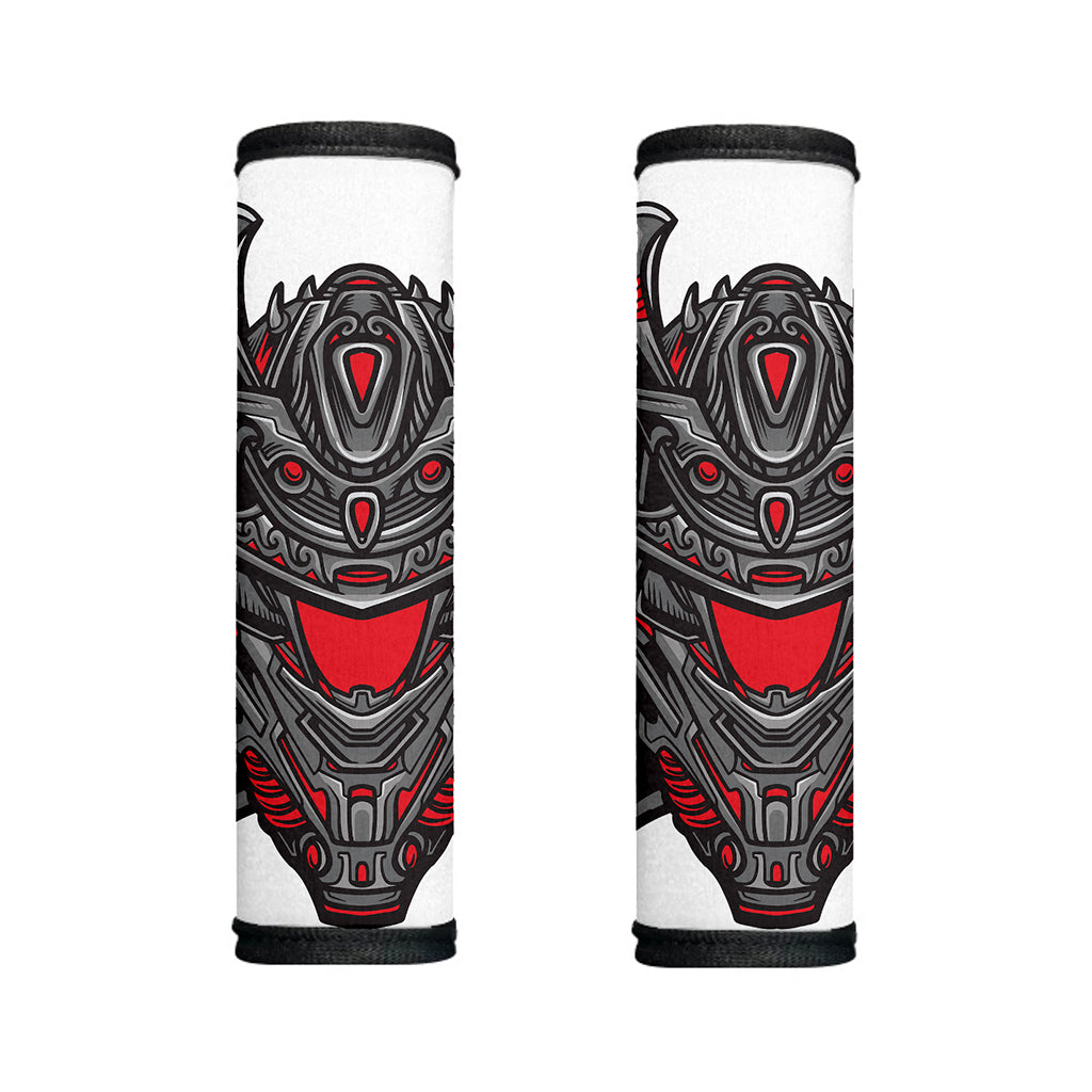 Robot Samurai Mask Print Handle Covers