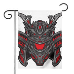 Robot Samurai Mask Print House Flag