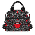Robot Samurai Mask Print Insulated Lunch Bag