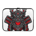 Robot Samurai Mask Print Laptop Sleeve