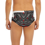 Robot Samurai Mask Print Men's Briefs
