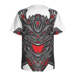 Robot Samurai Mask Print Men's Sports T-Shirt