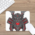Robot Samurai Mask Print Mouse Pad