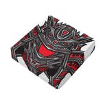 Robot Samurai Mask Print Outdoor Seat Cushion Cover