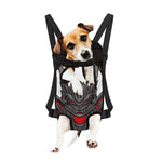 Robot Samurai Mask Print Pet Carrier Backpack