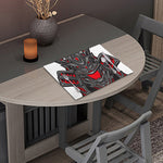 Robot Samurai Mask Print Placemat