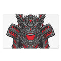 Robot Samurai Mask Print Polyester Doormat