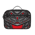 Robot Samurai Mask Print Portable Lunch Bag